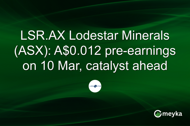 LSR.AX Lodestar Minerals (ASX): A$0.012 pre-earnings on 10 Mar, catalyst ahead