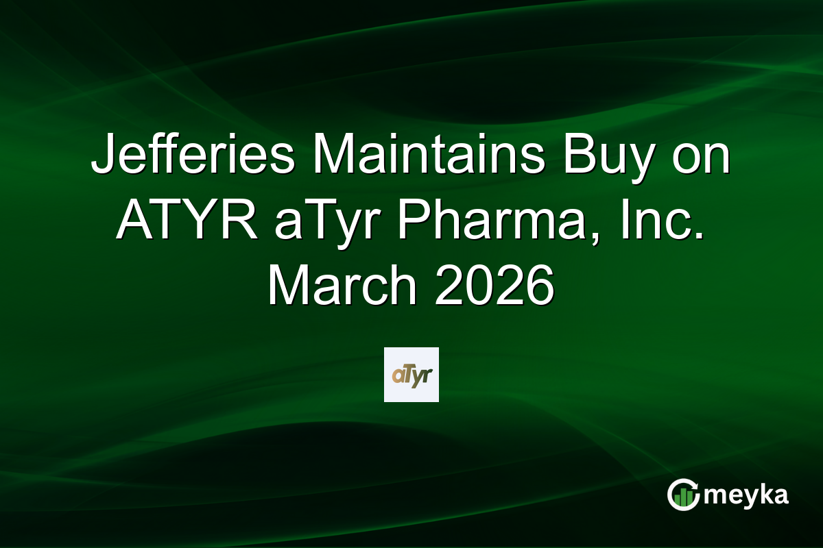 Jefferies Maintains Buy on ATYR aTyr Pharma, Inc. March 2026