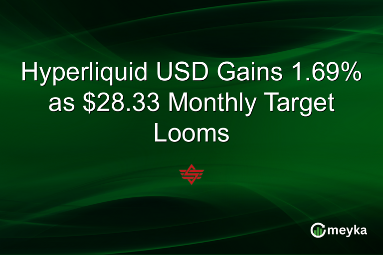 Hyperliquid USD Gains 1.69% as $28.33 Monthly Target Looms