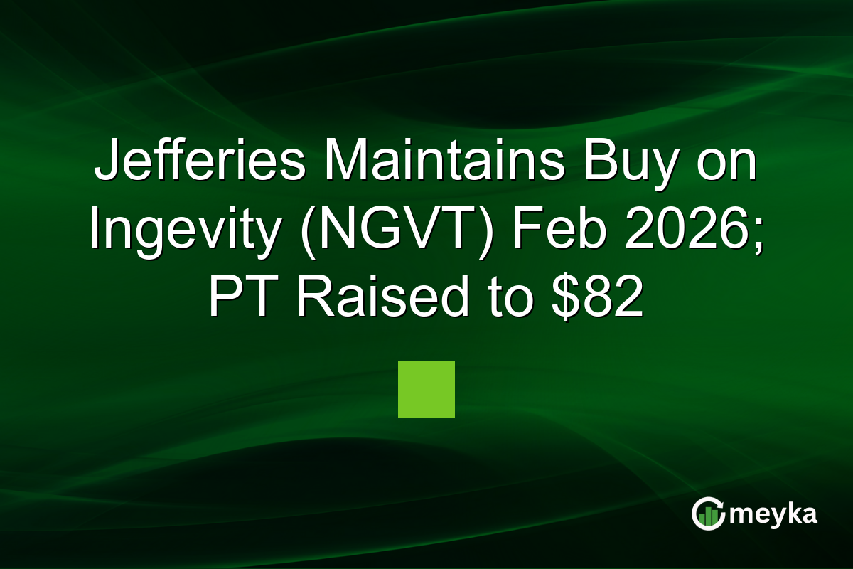 Jefferies Maintains Buy on Ingevity (NGVT) Feb 2026; PT Raised to $82