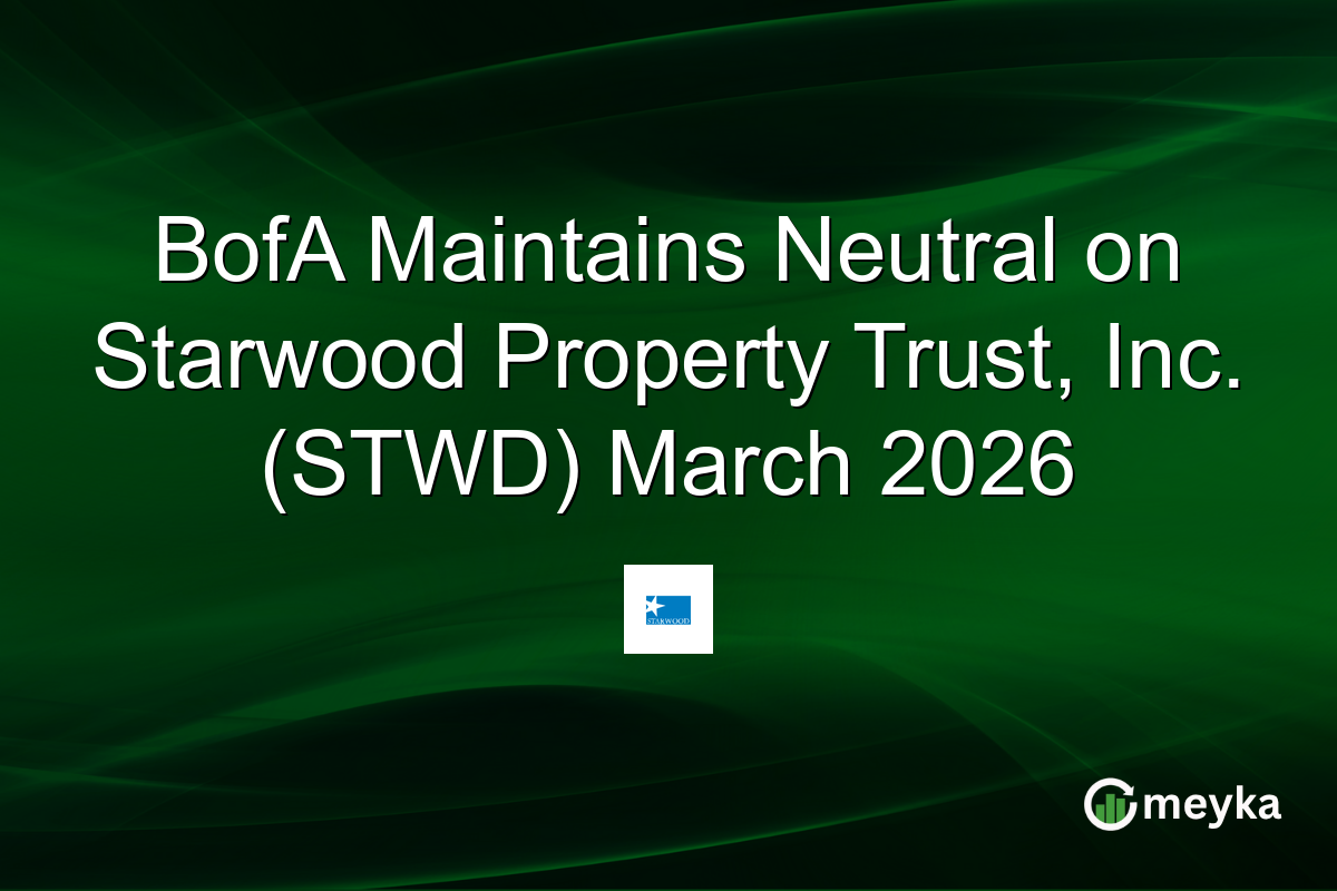BofA Maintains Neutral on Starwood Property Trust, Inc. (STWD) March 2026