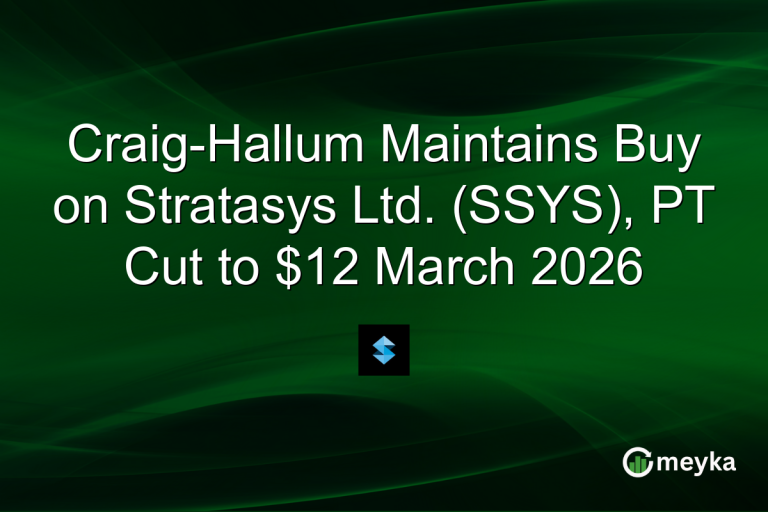 Craig-Hallum Maintains Buy on Stratasys Ltd. (SSYS), PT Cut to $12 March 2026