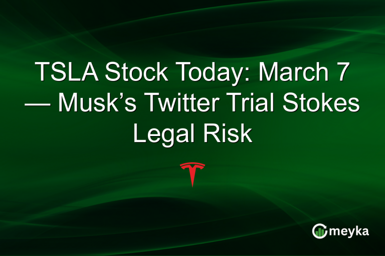 TSLA Stock Today: March 7 — Musk’s Twitter Trial Stokes Legal Risk