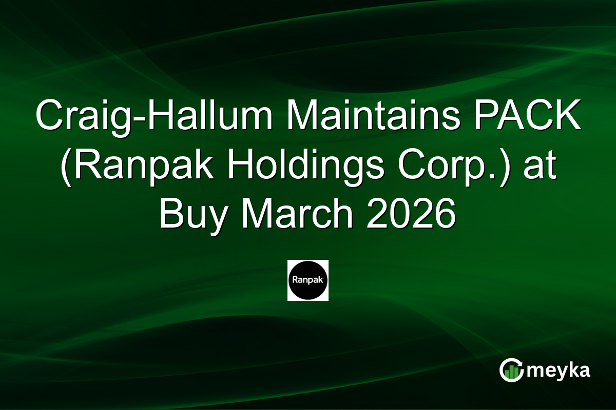 Craig-Hallum Maintains PACK (Ranpak Holdings Corp.) at Buy March 2026