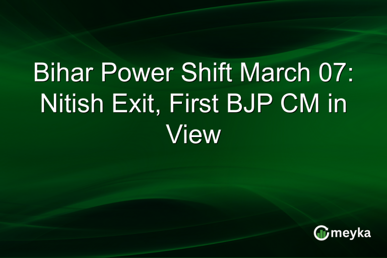 Bihar Power Shift March 07: Nitish Exit, First BJP CM in View