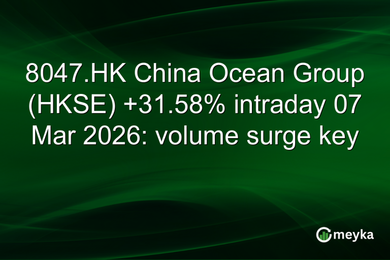 8047.HK China Ocean Group (HKSE) +31.58% intraday 07 Mar 2026: volume surge key
