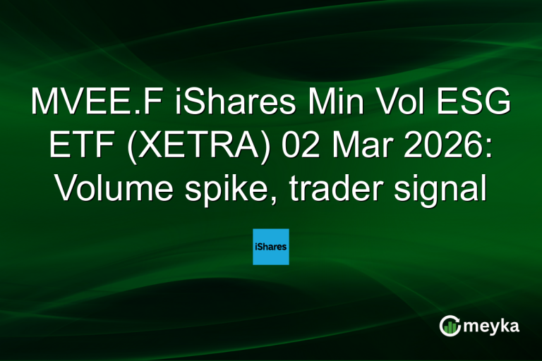 MVEE.F iShares Min Vol ESG ETF (XETRA) 02 Mar 2026: Volume spike, trader signal