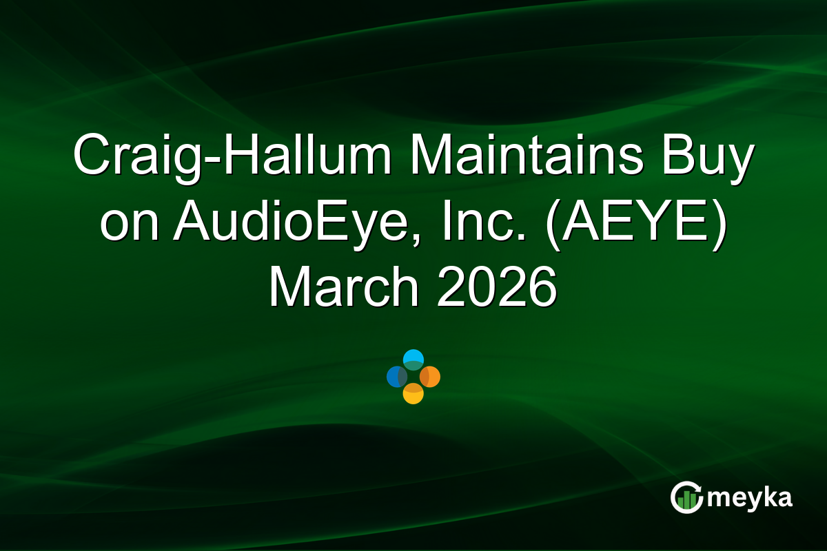 Craig-Hallum Maintains Buy on AudioEye, Inc. (AEYE) March 2026