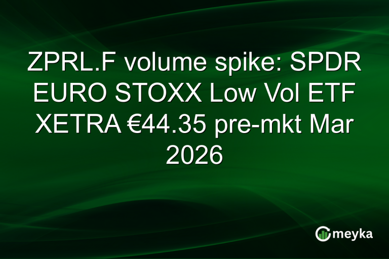 ZPRL.F volume spike: SPDR EURO STOXX Low Vol ETF XETRA €44.35 pre-mkt Mar 2026