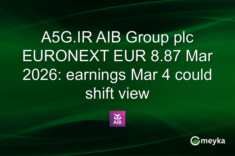 A5G.IR AIB Group plc EURONEXT EUR 8.87 Mar 2026: earnings Mar 4 could shift view