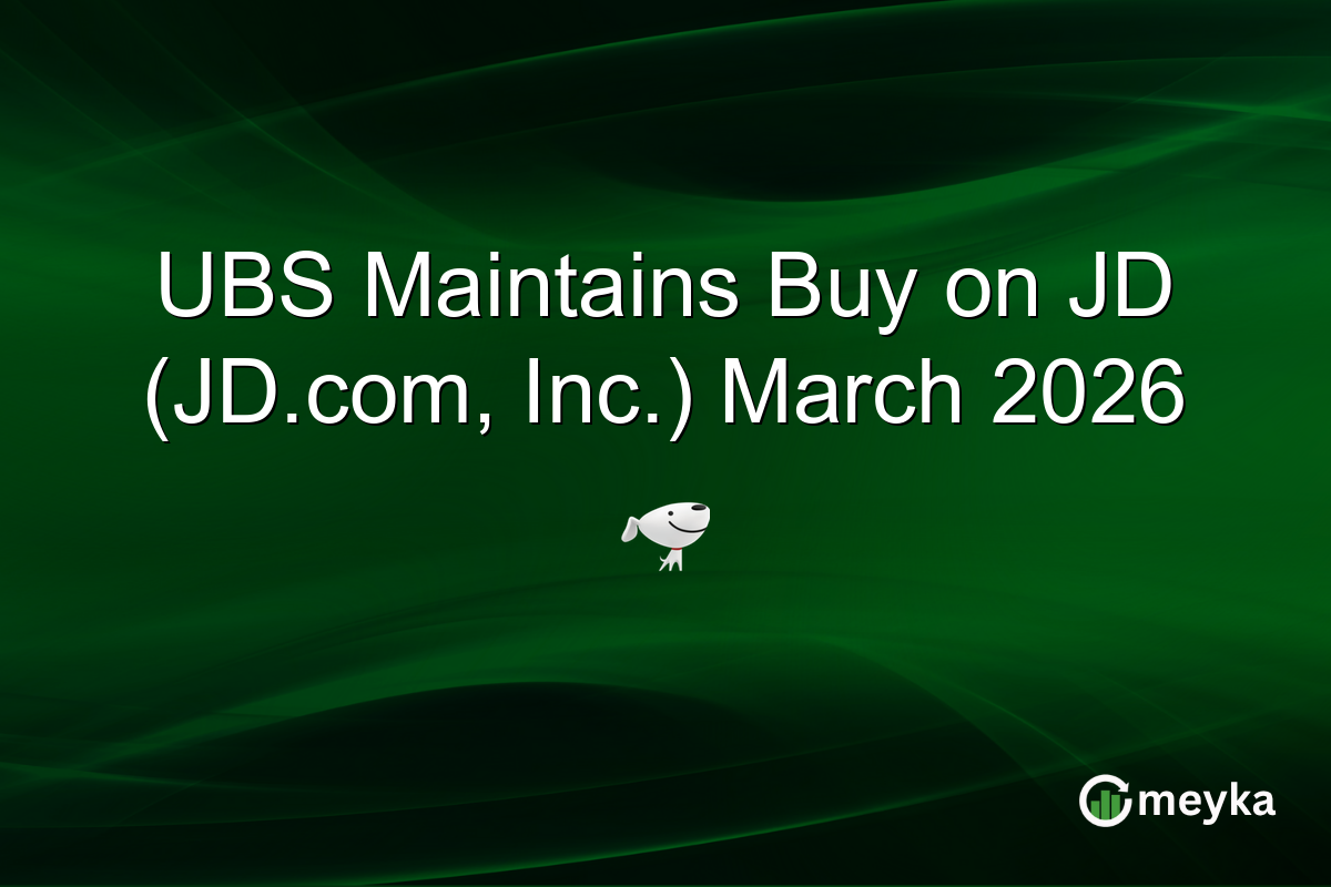 UBS Maintains Buy on JD (JD.com, Inc.) March 2026