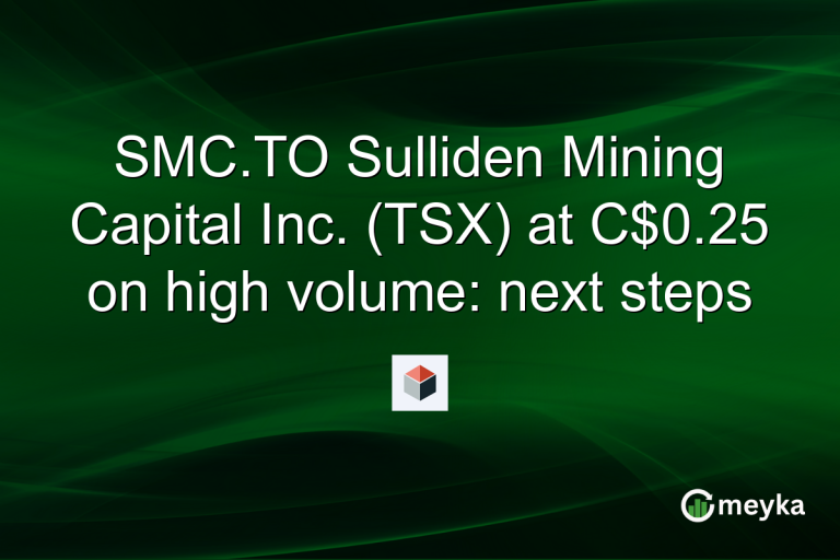 SMC.TO Sulliden Mining Capital Inc. (TSX) at C$0.25 on high volume: next steps