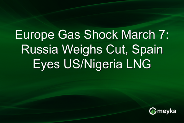 Europe Gas Shock March 7: Russia Weighs Cut, Spain Eyes US/Nigeria LNG