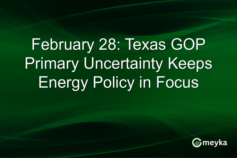 February 28: Texas GOP Primary Uncertainty Keeps Energy Policy in Focus