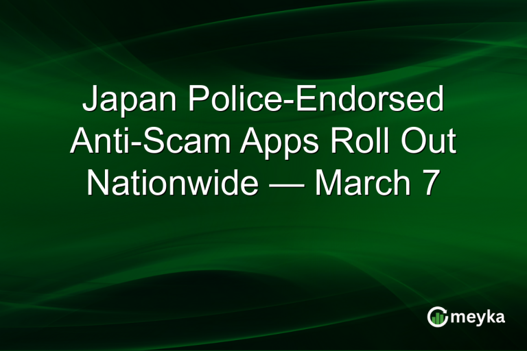 Japan Police-Endorsed Anti-Scam Apps Roll Out Nationwide — March 7