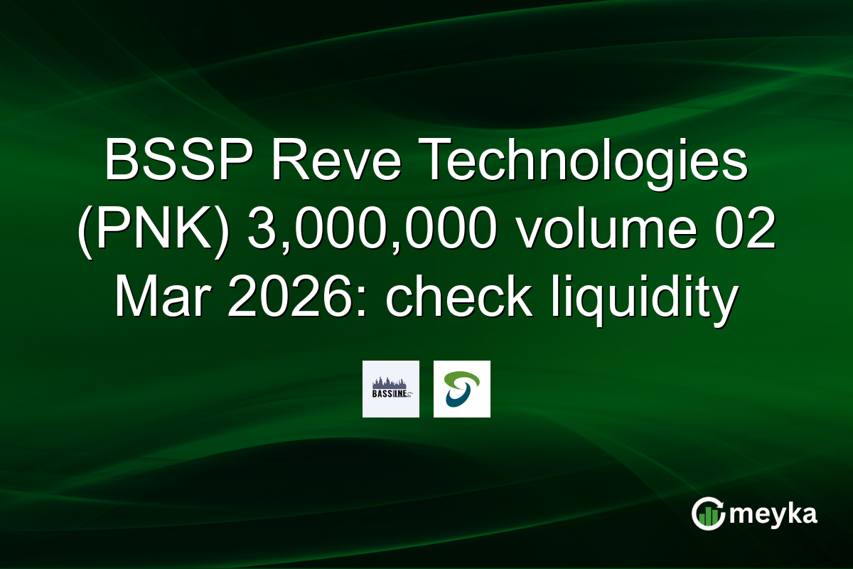 BSSP Reve Technologies (PNK) 3,000,000 volume 02 Mar 2026: check liquidity