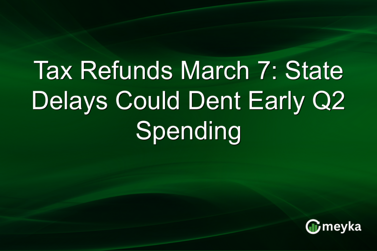 Tax Refunds March 7: State Delays Could Dent Early Q2 Spending