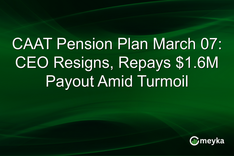 CAAT Pension Plan March 07: CEO Resigns, Repays $1.6M Payout Amid Turmoil