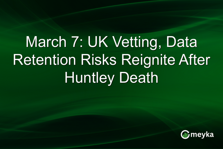 March 7: UK Vetting, Data Retention Risks Reignite After Huntley Death