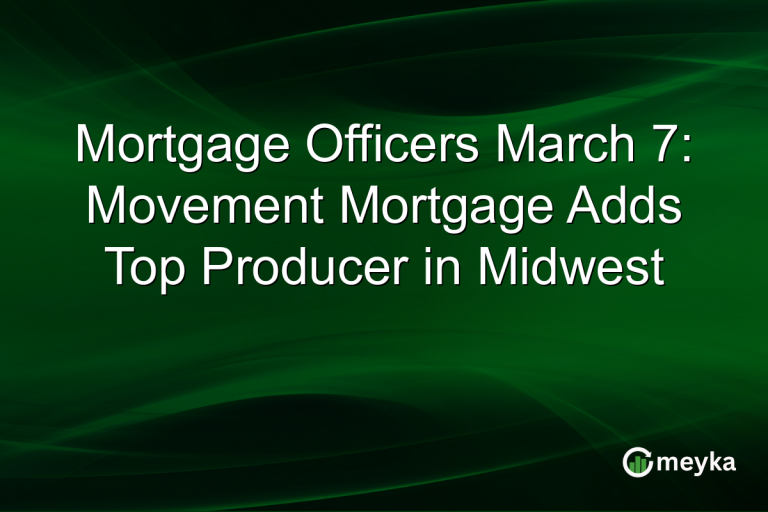 Mortgage Officers March 7: Movement Mortgage Adds Top Producer in Midwest