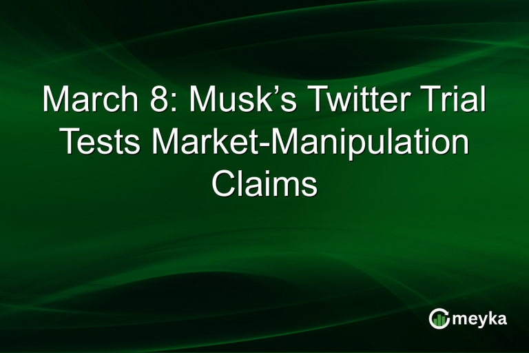 March 8: Musk’s Twitter Trial Tests Market-Manipulation Claims