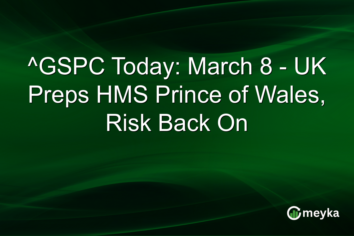 ^GSPC Today: March 8 – UK Preps HMS Prince of Wales, Risk Back On