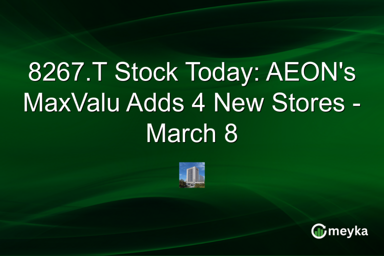 8267.T Stock Today: AEON's MaxValu Adds 4 New Stores - March 8