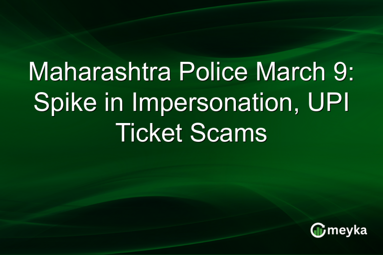 Maharashtra Police March 9: Spike in Impersonation, UPI Ticket Scams