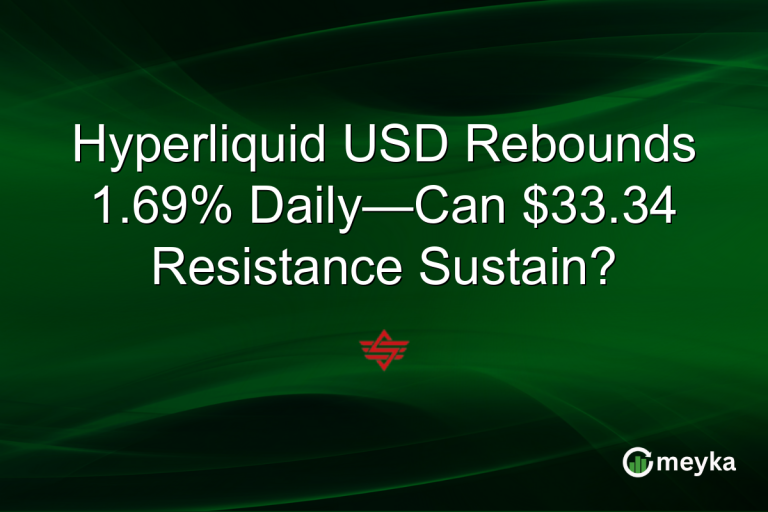 Hyperliquid USD Rebounds 1.69% Daily—Can $33.34 Resistance Sustain?