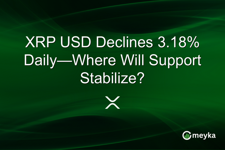 XRP USD Declines 3.18% Daily—Where Will Support Stabilize?