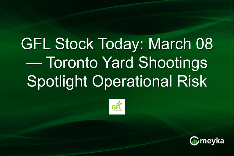 GFL Stock Today: March 08 — Toronto Yard Shootings Spotlight Operational Risk