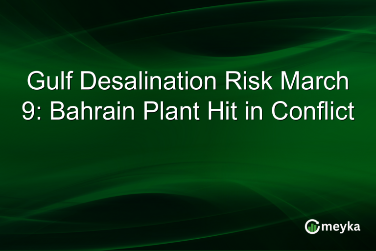 Gulf Desalination Risk March 9: Bahrain Plant Hit in Conflict