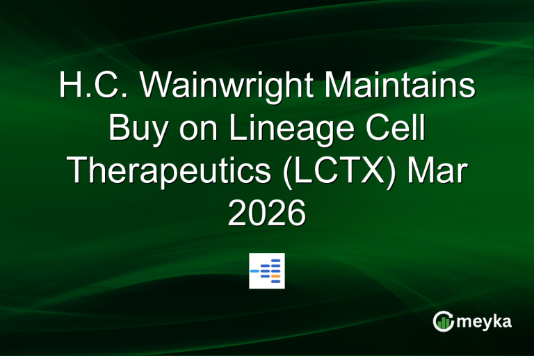 H.C. Wainwright Maintains Buy on Lineage Cell Therapeutics (LCTX) Mar 2026