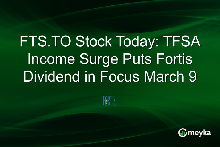 FTS.TO Stock Today: TFSA Income Surge Puts Fortis Dividend in Focus March 9
