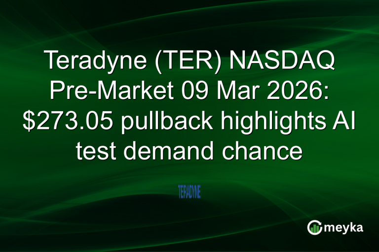 Teradyne (TER) NASDAQ Pre-Market 09 Mar 2026: $273.05 pullback highlights AI test demand chance