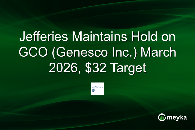 Jefferies Maintains Hold on GCO (Genesco Inc.) March 2026, $32 Target