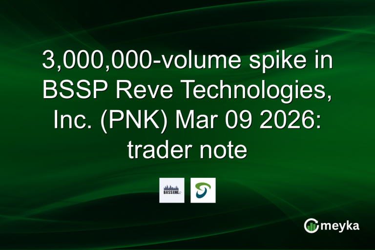 3,000,000-volume spike in BSSP Reve Technologies, Inc. (PNK) Mar 09 2026: trader note