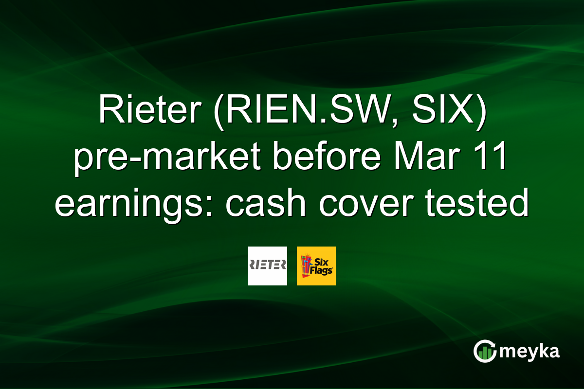 Rieter (RIEN.SW, SIX) pre-market before Mar 11 earnings: cash cover tested