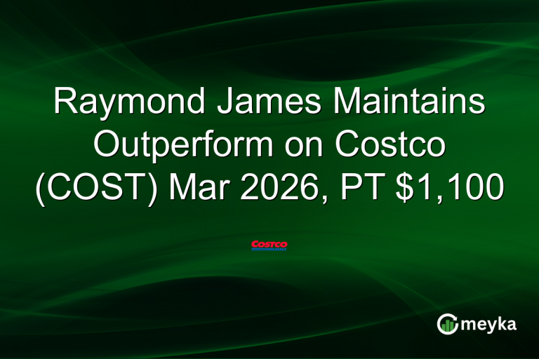 Raymond James Maintains Outperform on Costco (COST) Mar 2026, PT $1,100