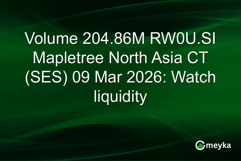 Volume 204.86M RW0U.SI Mapletree North Asia CT (SES) 09 Mar 2026: Watch liquidity
