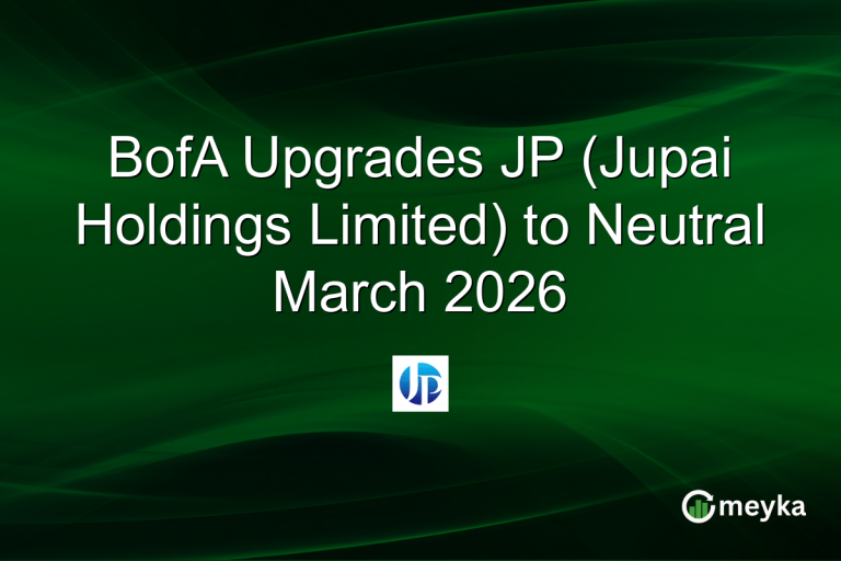 BofA Upgrades JP (Jupai Holdings Limited) to Neutral March 2026