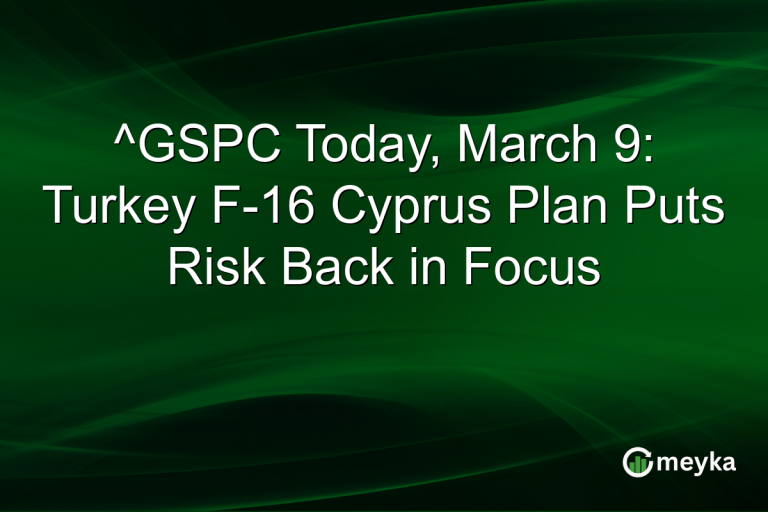 ^GSPC Today, March 9: Turkey F-16 Cyprus Plan Puts Risk Back in Focus