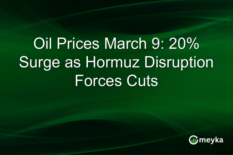 Oil Prices March 9: 20% Surge as Hormuz Disruption Forces Cuts