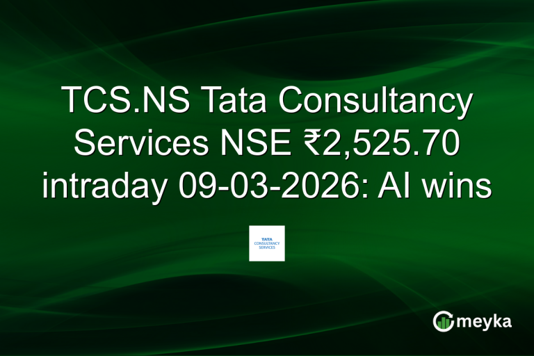 TCS.NS Tata Consultancy Services NSE ₹2,525.70 intraday 09-03-2026: AI wins