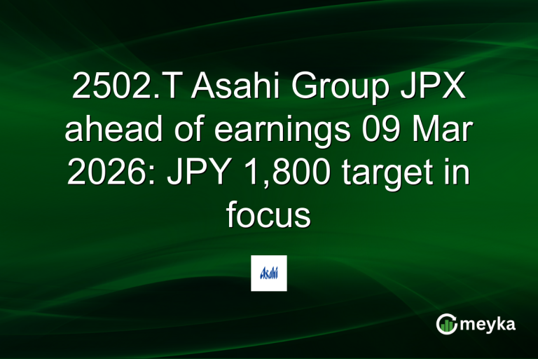 2502.T Asahi Group JPX ahead of earnings 09 Mar 2026: JPY 1,800 target in focus