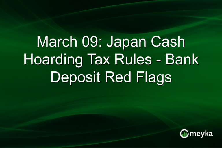 March 09: Japan Cash Hoarding Tax Rules - Bank Deposit Red Flags