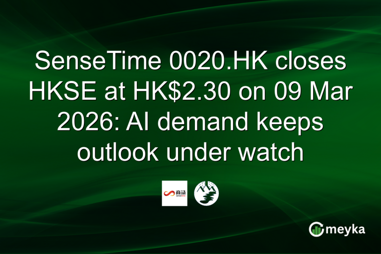 SenseTime 0020.HK closes HKSE at HK$2.30 on 09 Mar 2026: AI demand keeps outlook under watch