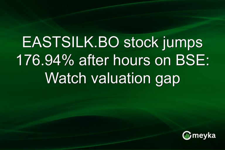EASTSILK.BO stock jumps 176.94% after hours on BSE: Watch valuation gap