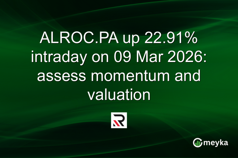 ALROC.PA up 22.91% intraday on 09 Mar 2026: assess momentum and valuation