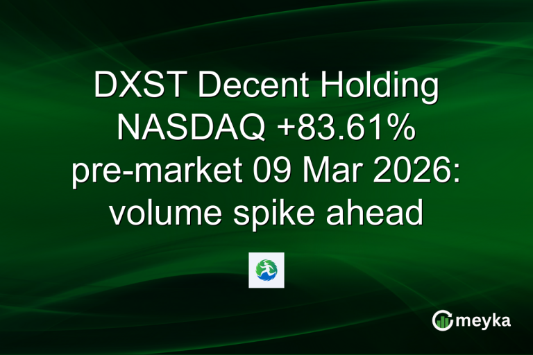 DXST Decent Holding NASDAQ +83.61% pre-market 09 Mar 2026: volume spike ahead
